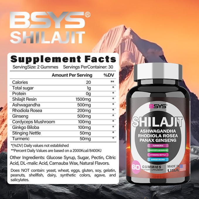 SHILAJIT GUMMIES 60'S