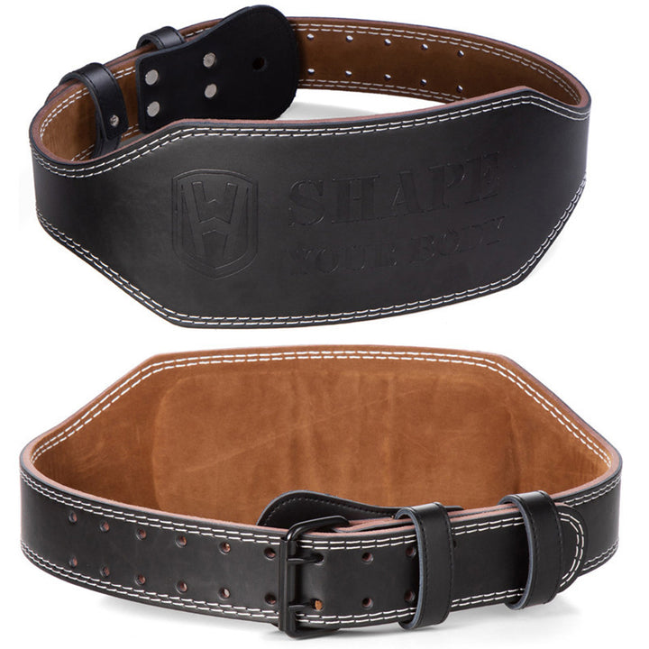 Fitness Belt Men and Women, Leather, Weightlifting Squat Exercise